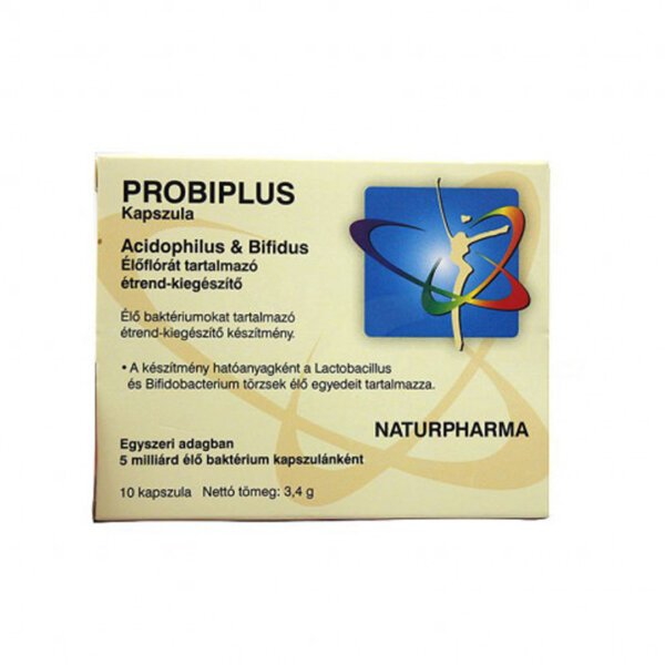 Probiplus kapszula jótékony hatással a bélflórára