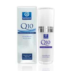 Soliteint Q10 szemkörnyék ápoló krém, öregedésgátló Acmella és magas hyaluronsav tartalom, 30 ml