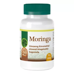 Moringa ginzeng kivonattal étrend kiegészítő kapszula a fókuszáltabb koncentráláshoz
