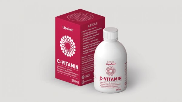 Lipocell C-vitamin 250 ml-es kiszerelésben, immunerősítő hatású