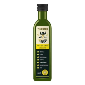 7 Mester hidegen sajtolt olajkeverék 250 ml-es kiszerelésben, gazdag ízvilág