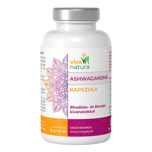 ASHWAGANDHA étrend-kiegészítő kapszula (60 db)