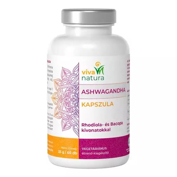 ASHWAGANDHA étrend-kiegészítő kapszula (60 db)