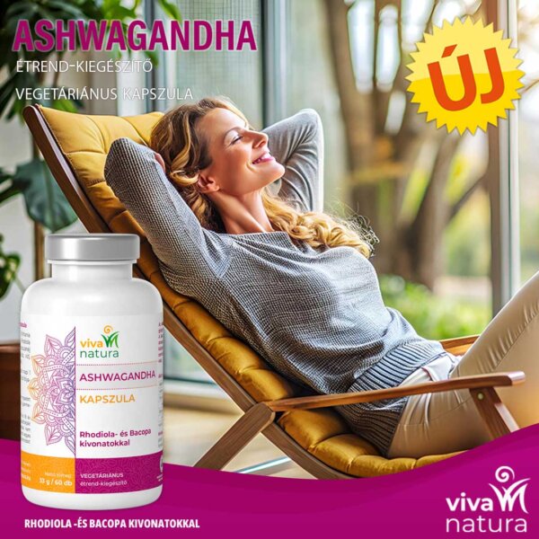 ASHWAGANDHA étrend-kiegészítő kapszula (60 db)