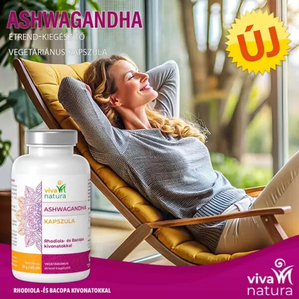 ASHWAGANDHA étrend-kiegészítő kapszula (60 db)