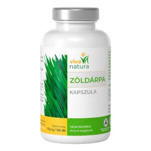 zöldárpa kapszula vegetáriánus étrend kiegészítő (120 db)