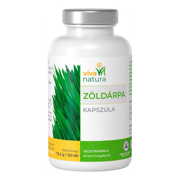 zöldárpa kapszula vegetáriánus étrend kiegészítő (120 db)