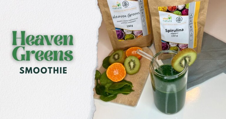 Heaven Greens smoothie elkészítése