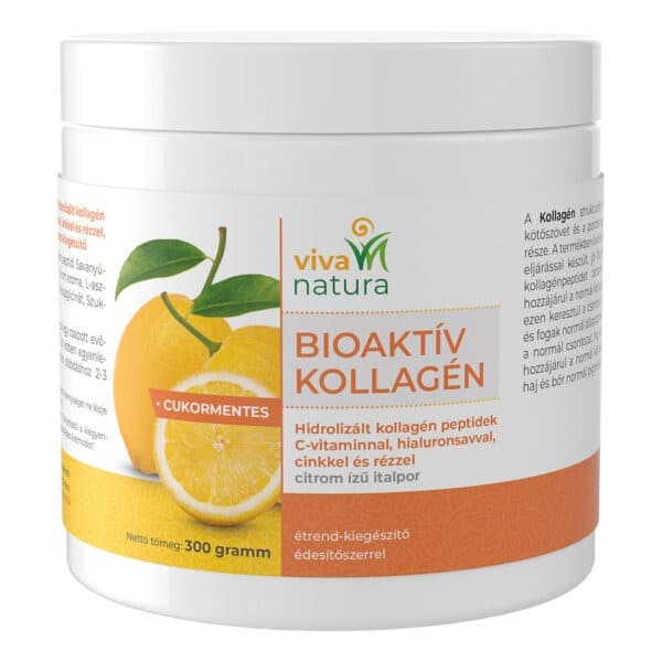 bioaktív kollagén citrom ízű italpor (300 g)