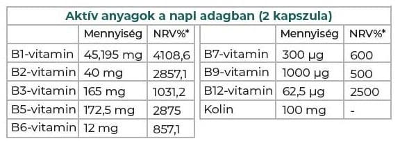 b komplex vegetáriánus kapszula (60 db)